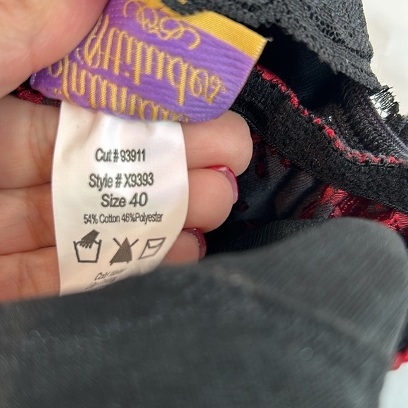 Vintage intimate, apparel, brocade lace back corset top women’s plus size 40 - Picture 5 of 7